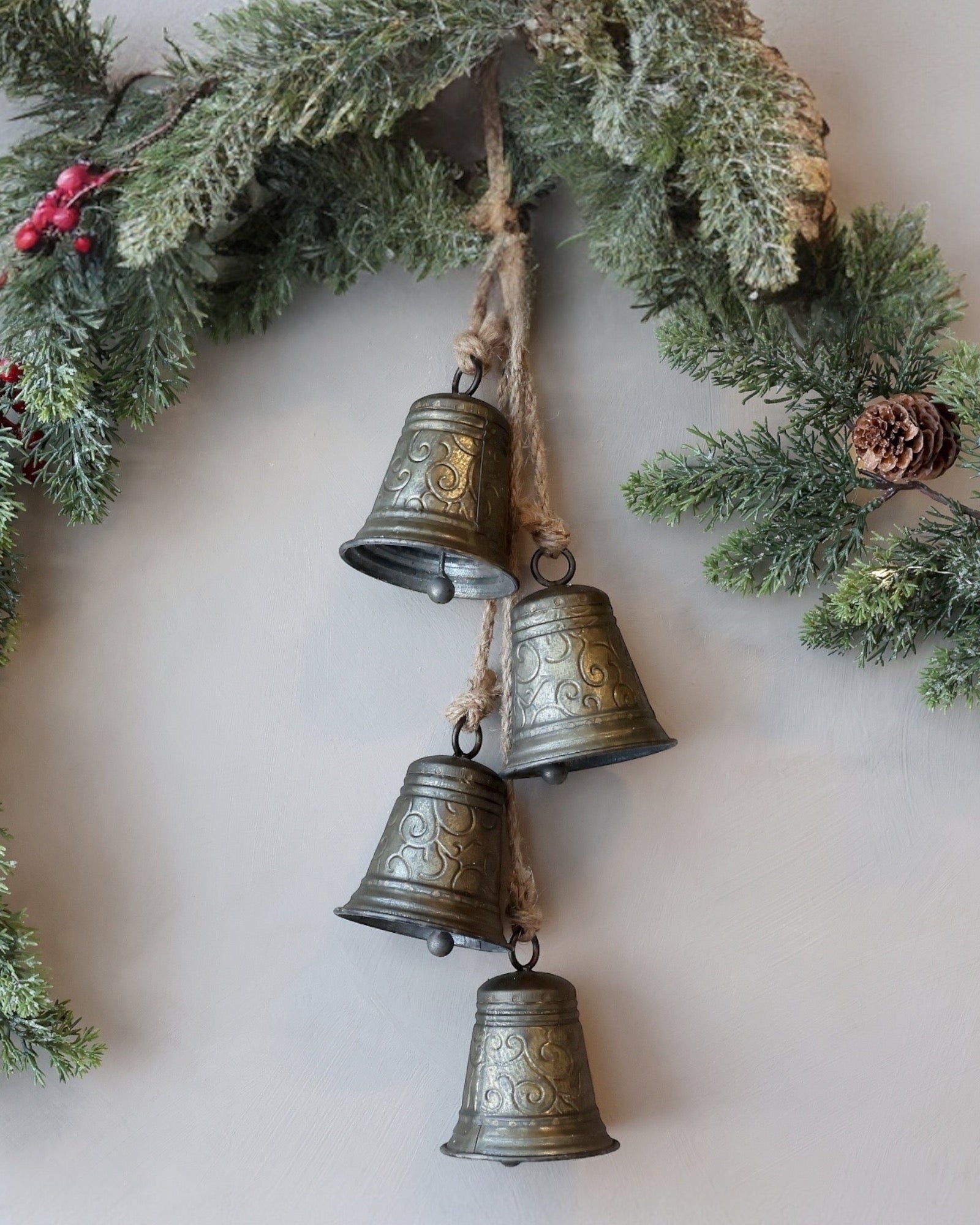 Antique Brass Hanging Bells