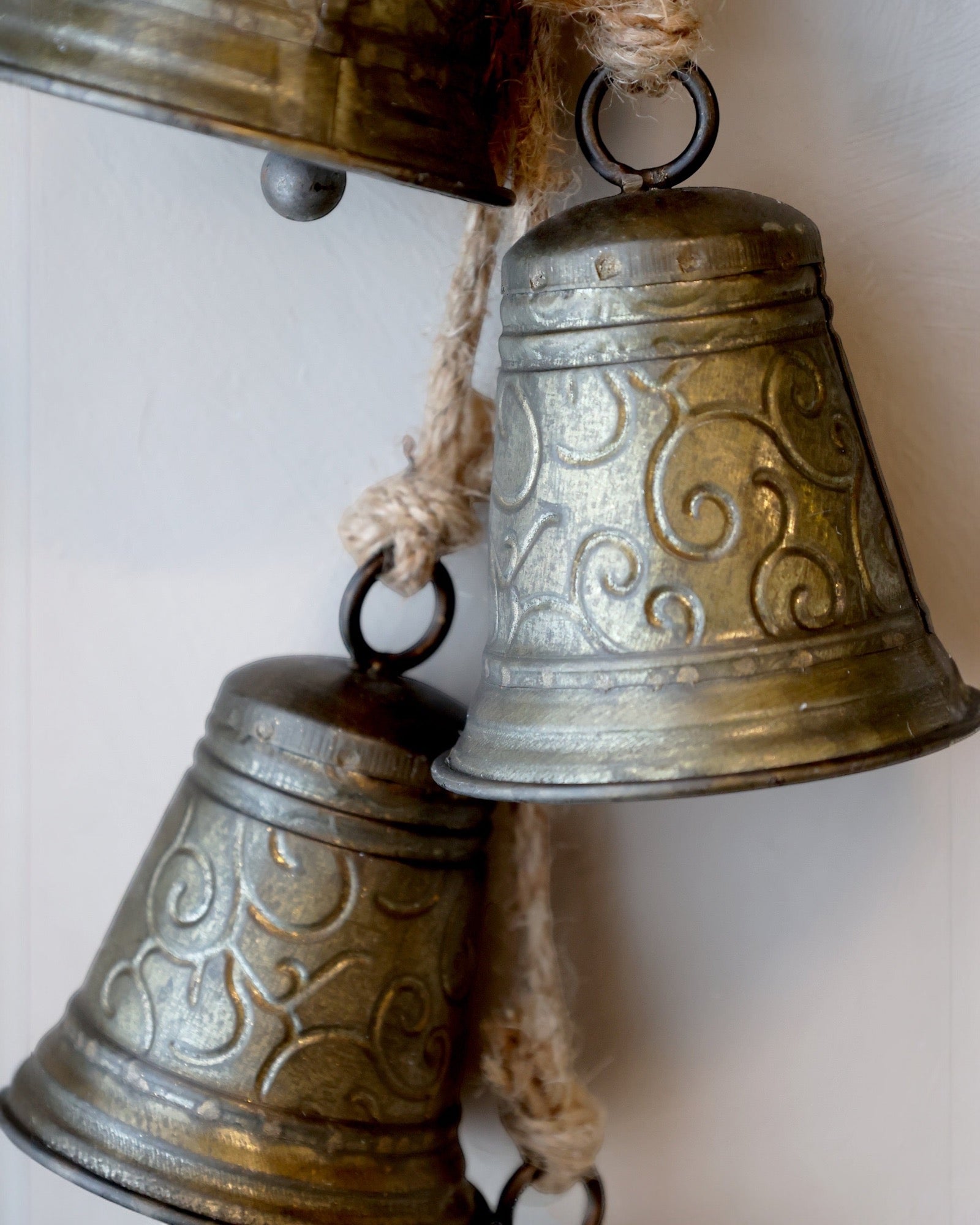 Antique Brass Hanging Bells