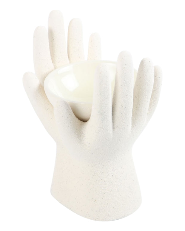 White Hands Bowl Wax Melt Oil Burner