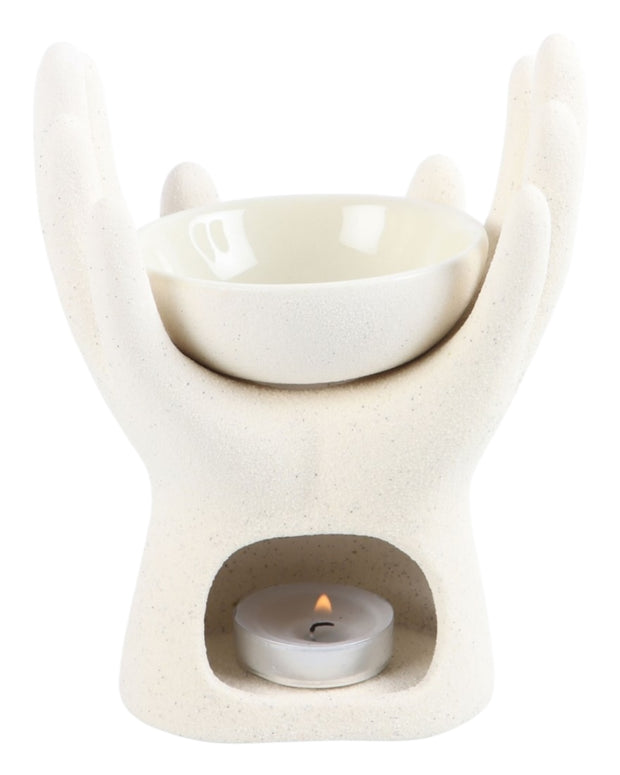 White Hands Bowl Wax Melt Oil Burner