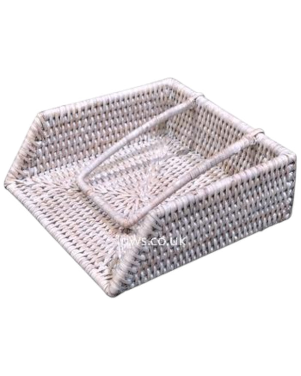 Rattan Napkin Holder With Weight