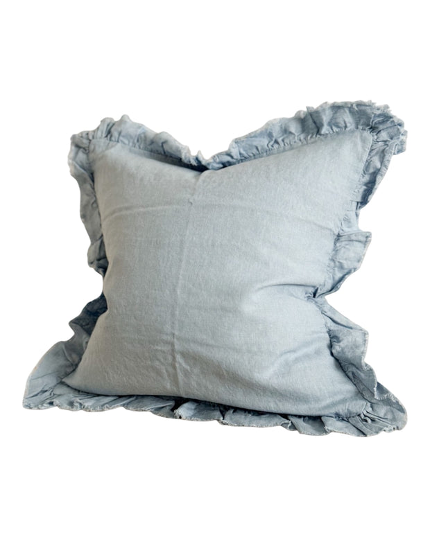 Hallie Duck Egg Blue Luxury Cotton Blend Cushion Cover - 45cm x 45cm