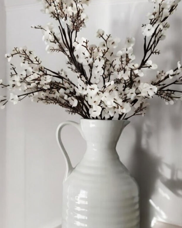 Faux Foliage - Tall Cream Gypsophila Stem