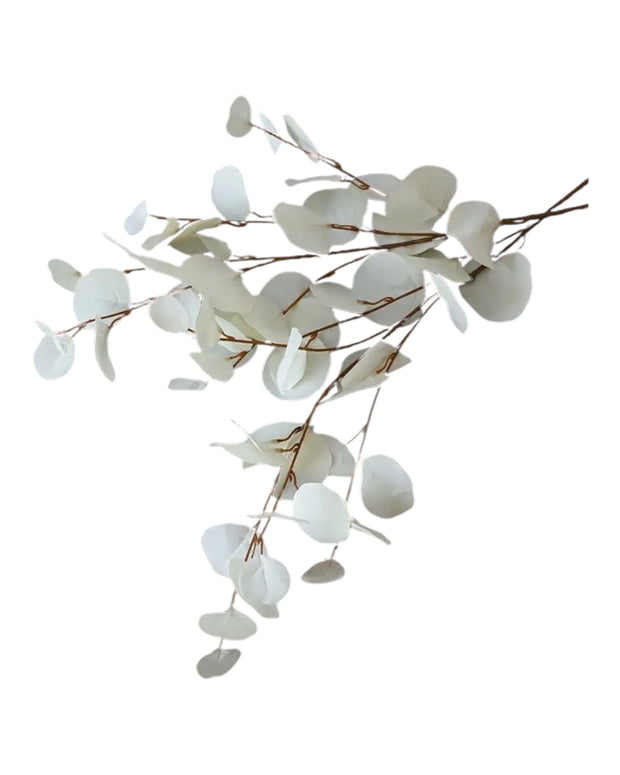 Faux Foliage - Cream Flat Leaf Eucalyptus