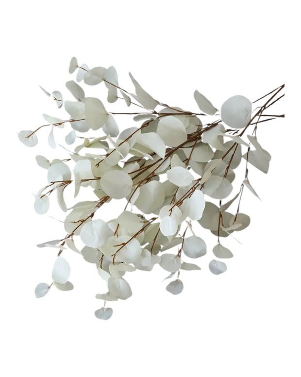 Faux Foliage - Cream Flat Leaf Eucalyptus