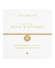 Joma Jewellery - A Little Bracelet 50th Birthday Gold Plated