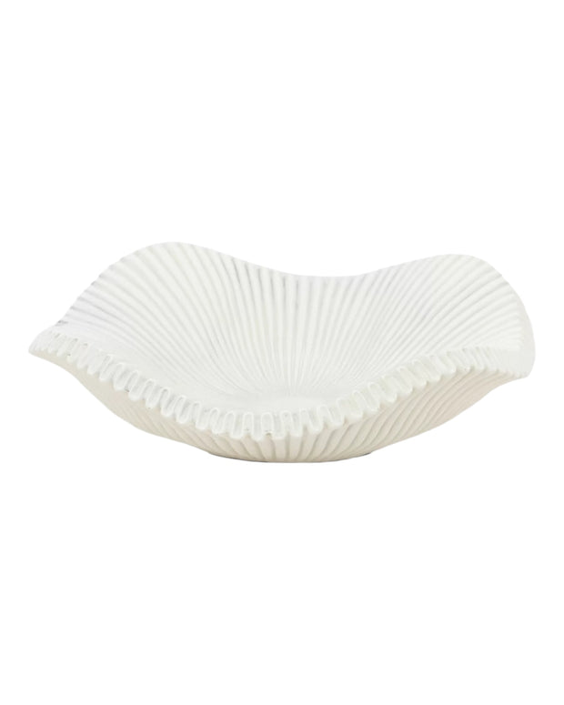 Barbuda Scalloped Resin Bowl