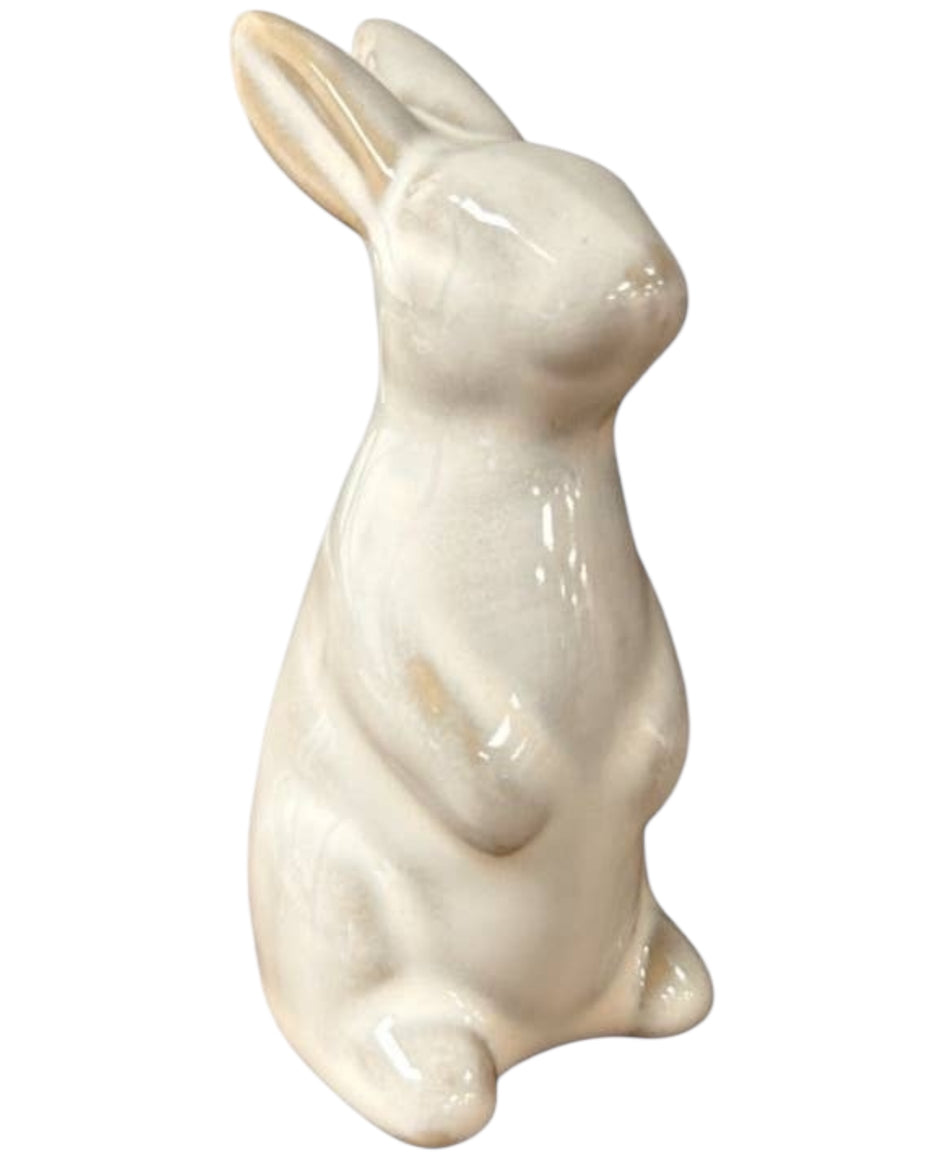 White Ceramic Bunny