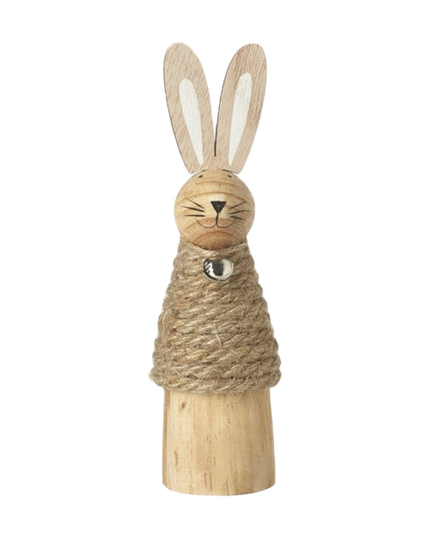 Wooden Rope Bunny Rabbit