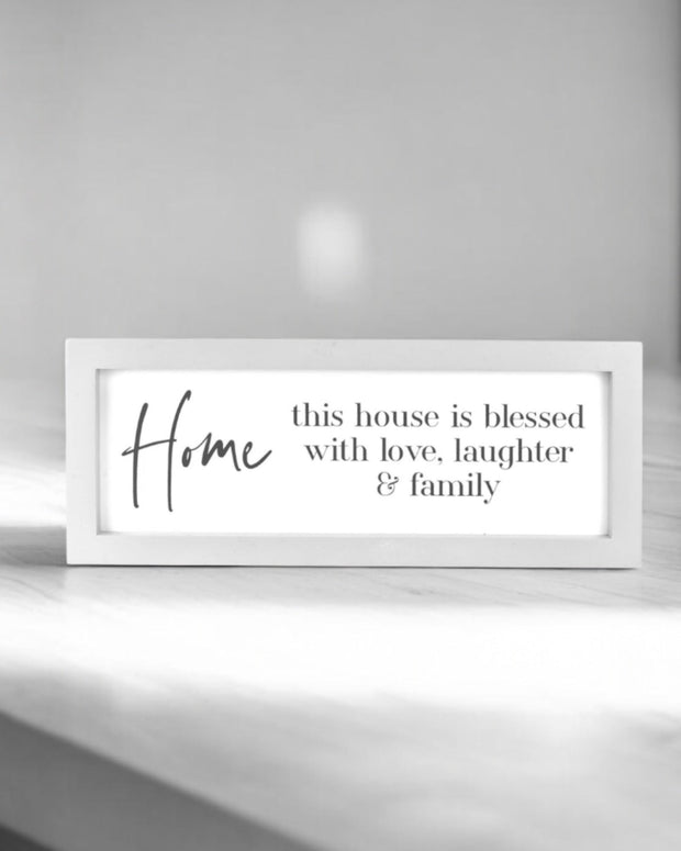 Beige Moments Wall Plaque - ‘Home’