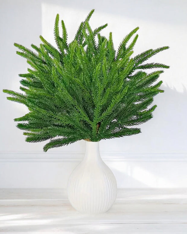 Faux Foliage - Luxury Green Spruce Norfolk Pick