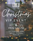 SOLD OUT! Ticket For Our VIP Xmas Shopping - Night 2 - Wednesday 6th November