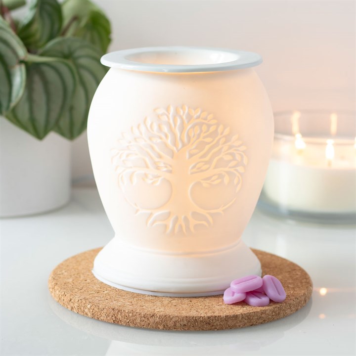 Wax Melt & Oil Electric Burner - Tree of Life