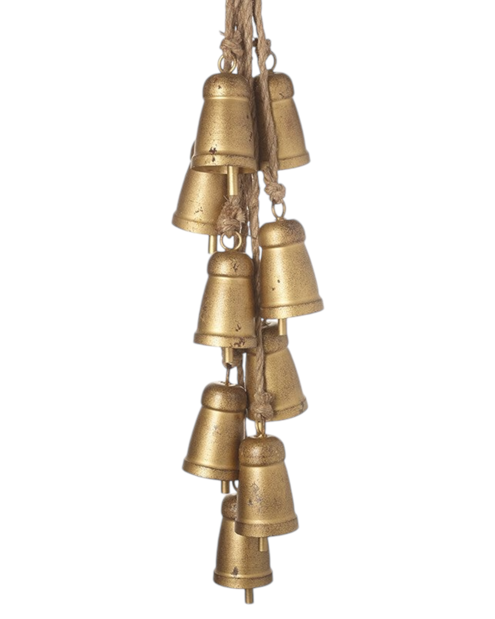 Brass Gold Metal Jingle Bells Garland