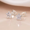 Clear Crystal Star Stud