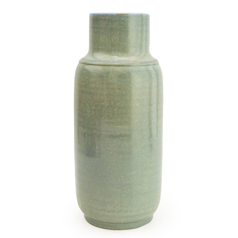 Sage Green Glazed Tall Vase