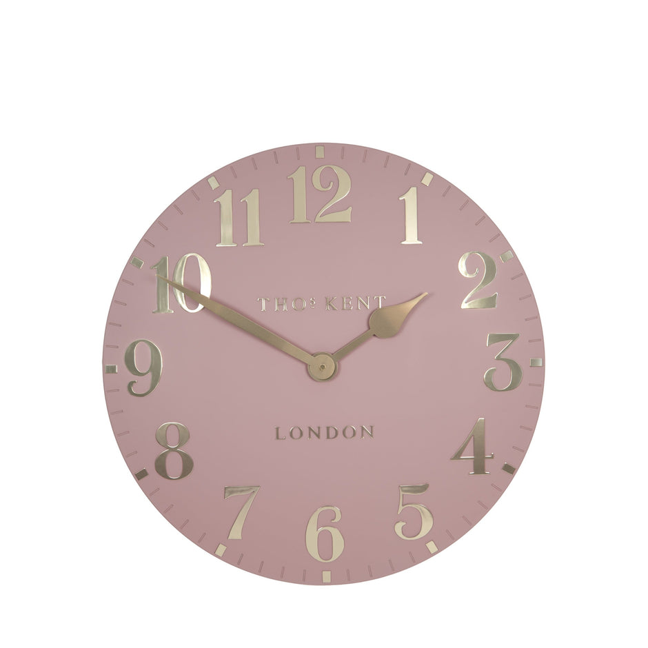 Thomas Kent 12" Arabic Wall Clock Blush Pink