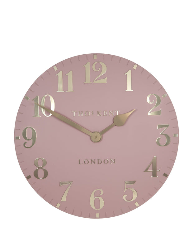 Thomas Kent 12" Arabic Wall Clock Blush Pink