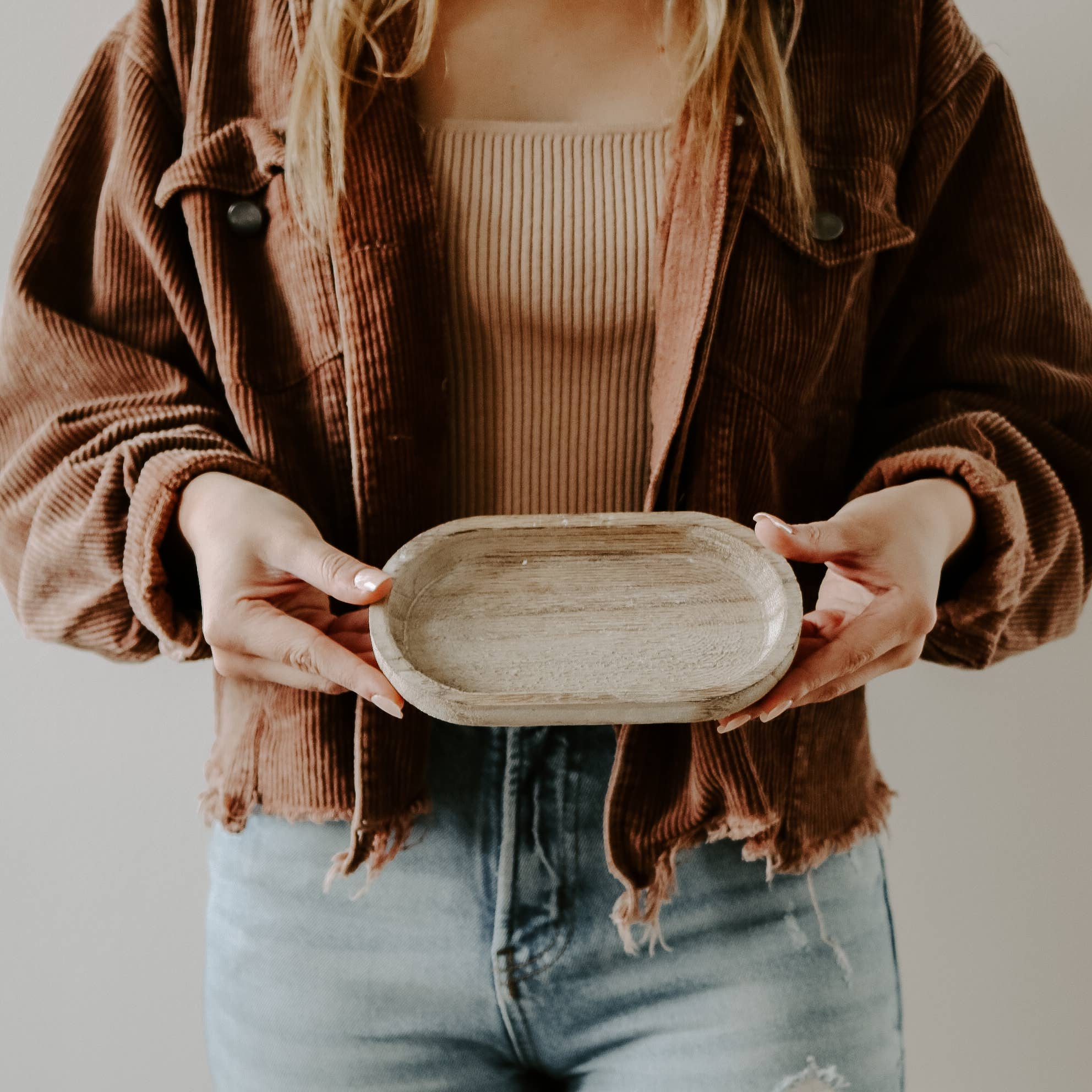 Small Rustic Wood Tray - Home Decor & Gifts