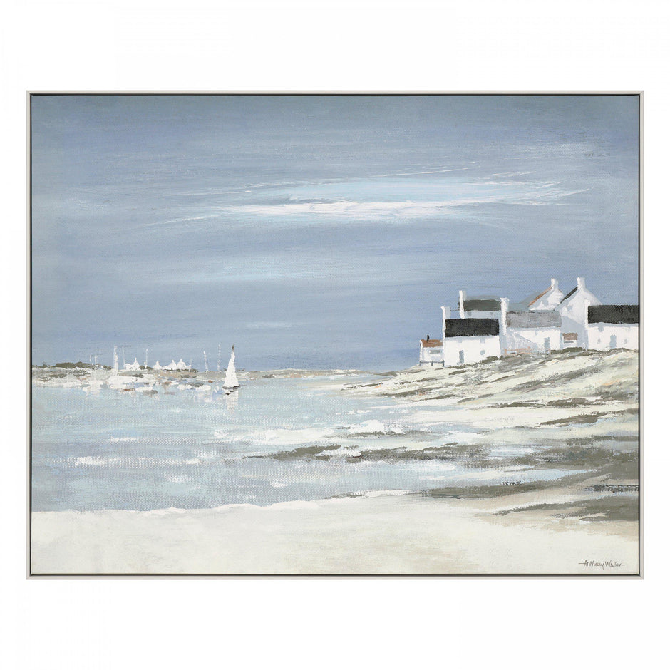 Canvas Framed Print - Calm Harbour - Lulu Loves Home - Posters, Prints, & Visual Artwork