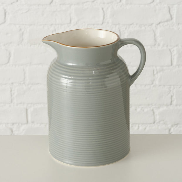 Light Grey Ceramic Fania Jug