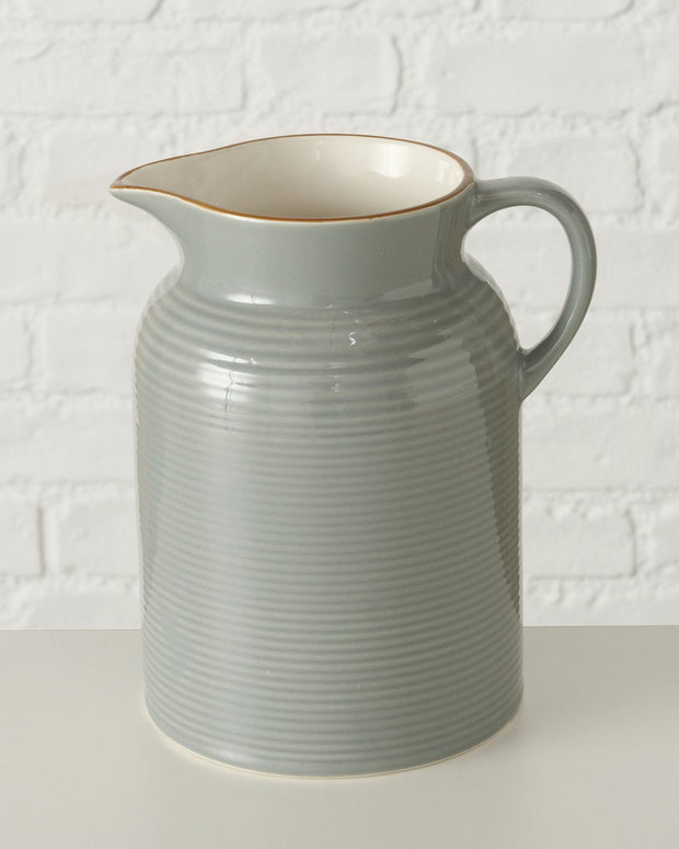 Light Grey Ceramic Fania Jug