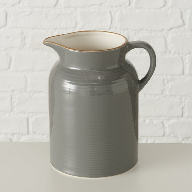 Dark Grey Ceramic Fania Jug