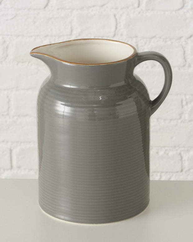 Dark Grey Ceramic Fania Jug