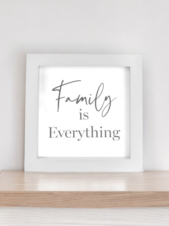 Beige Moments Wall Plaque - Family is Everything