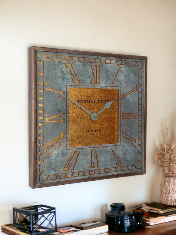 Thomas Kent 24" Square Florentine Grand Clock