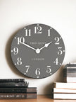 Thomas Kent 12” Arabic Wall Clock - Dolphin Grey