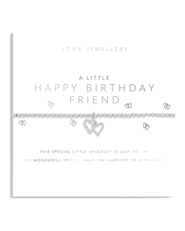 Joma Jewellery - A Little Bracelet Happy Birthday Friend