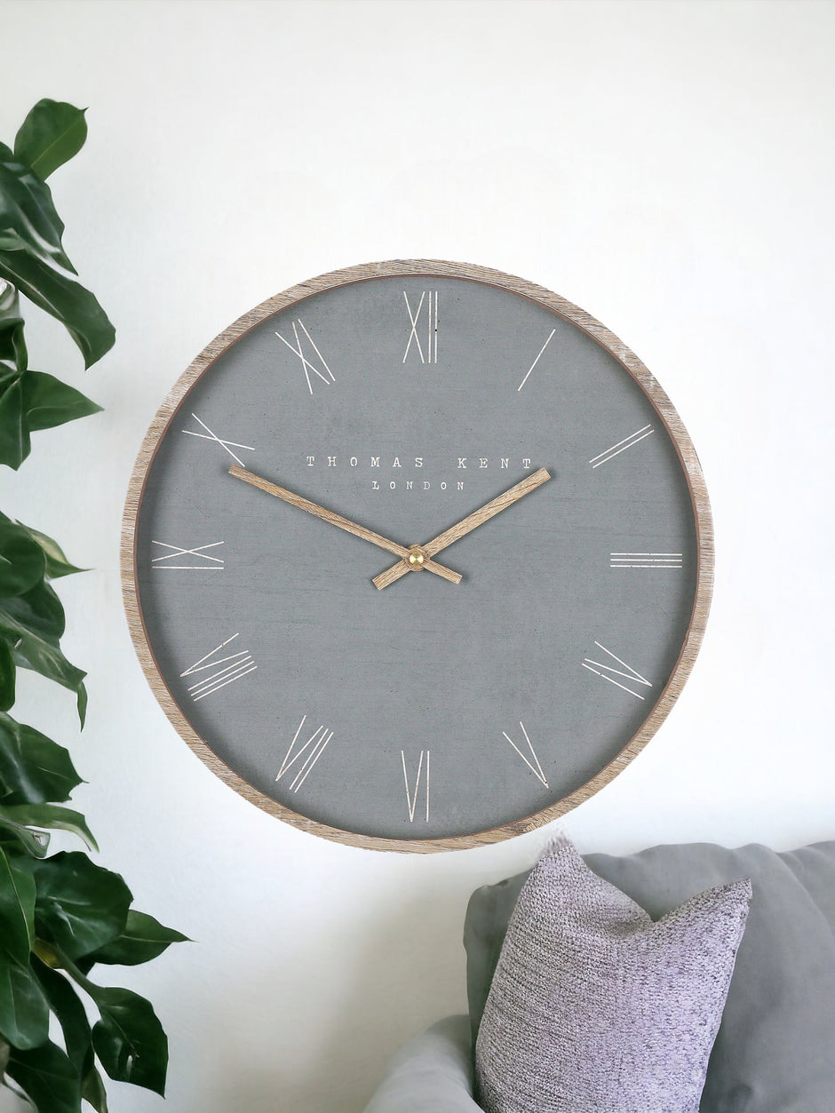 Thomas Kent 21" Nordic Wall Clock Cement