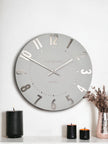 Thomas Kent 20” Mulberry Wall Clock Silver Cloud