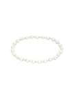 Sterling Silver Classic Freshwater Pearl Beaded Bracelet