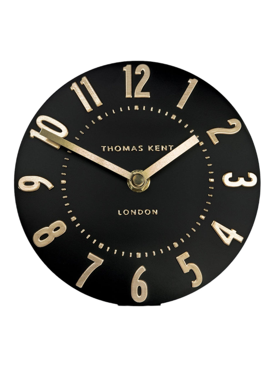 Thomas Kent 12” Mulberry Wall Clock Black Noir