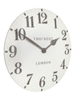 Thomas Kent 20” Arabic Wall Clock Limestone White