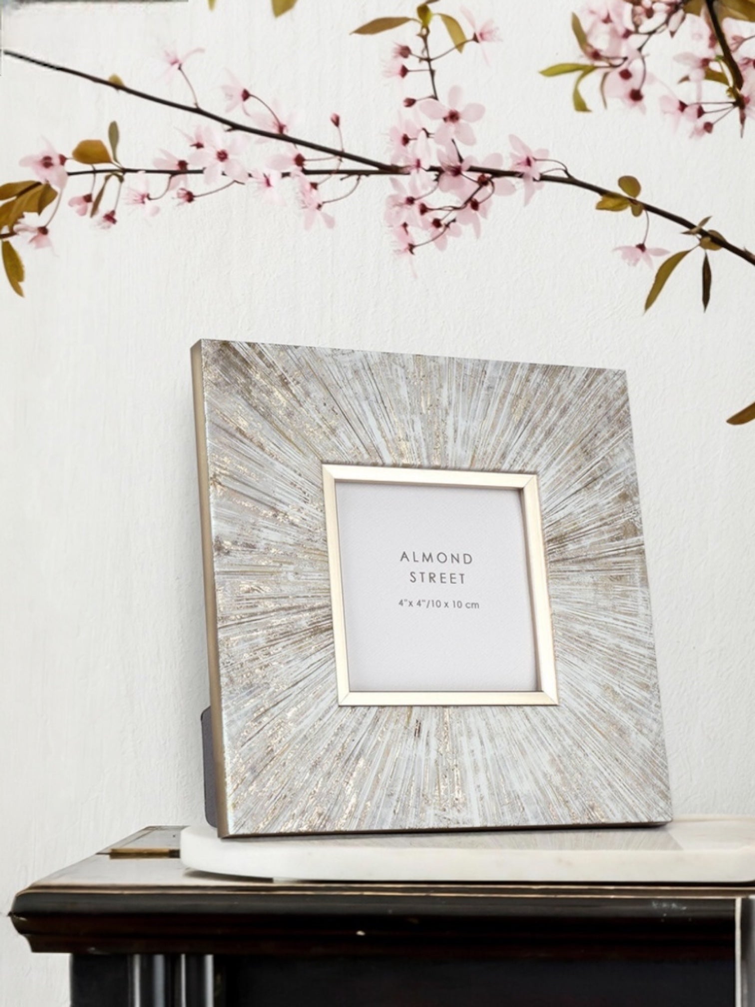 Nyla Gold Metallic Square Photo Frame