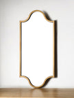 Brass Coloured Long Moroccan Style Mirror