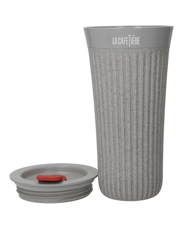 La Cafetière Grey Beanie Travel Coffee Mug - Large