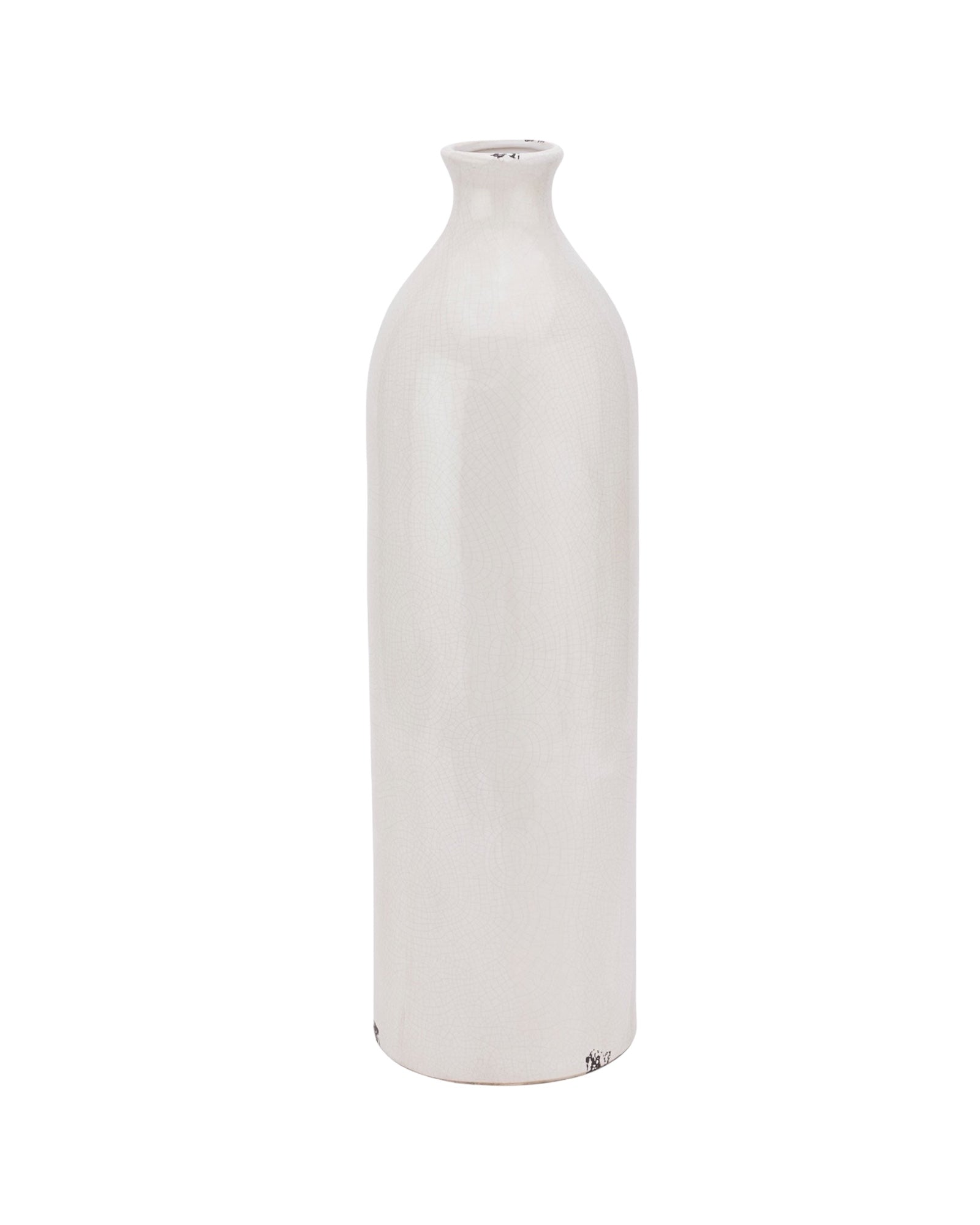 Gisela Ivory White Garda Glazed Vase