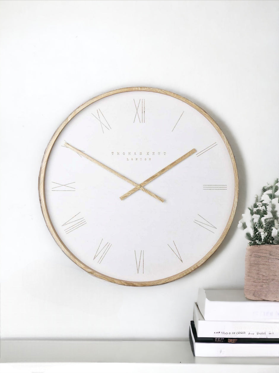 Thomas Kent 21" Nordic Wall Clock Tofu