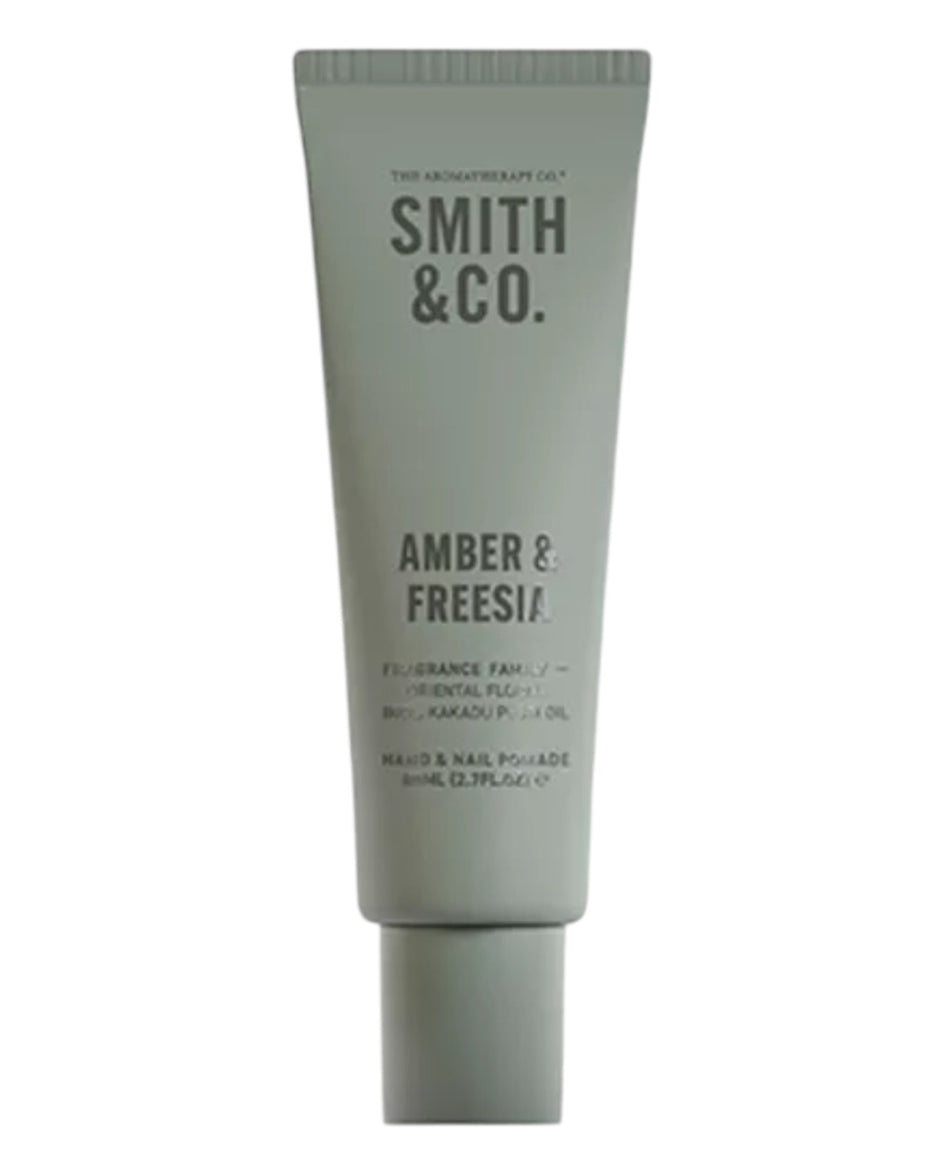 Smith & Co 80ml Hand & Nail Pomade - Amber & Fressia