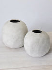 Darcy Globe White Matt Vase