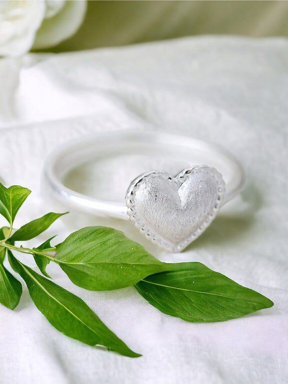 Sterling Silver Heart Ring