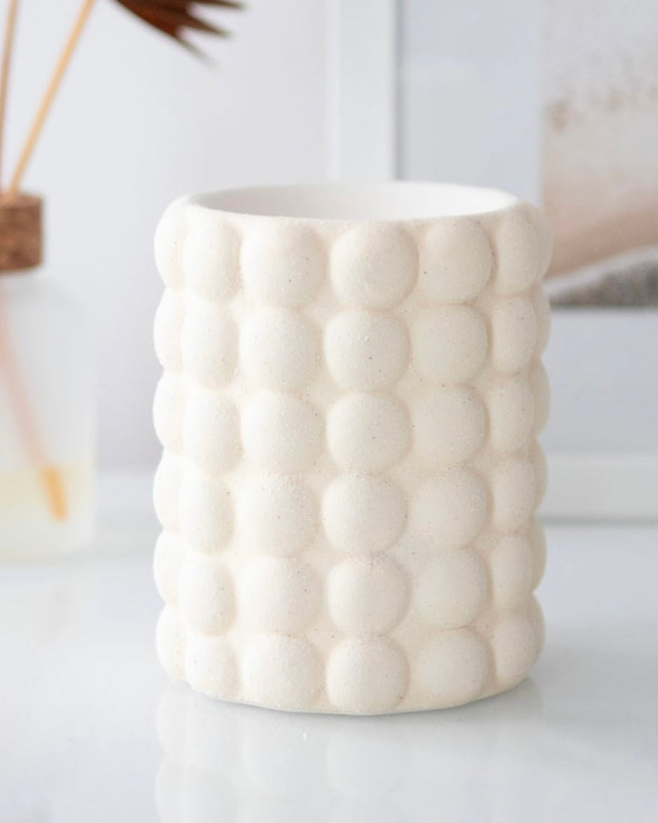 Cream Bubble Wax Melt Oil Burner