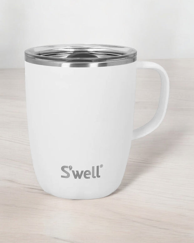 Swell Insulated Travel Mug - Matte White