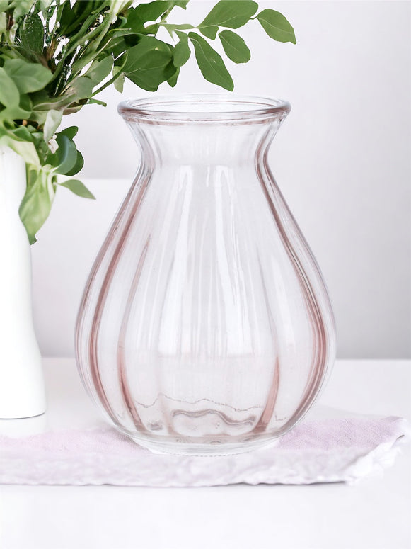 Pink Glass Posy Vase