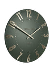 Thomas Kent 12” Mulberry Wall Clock Olive Green