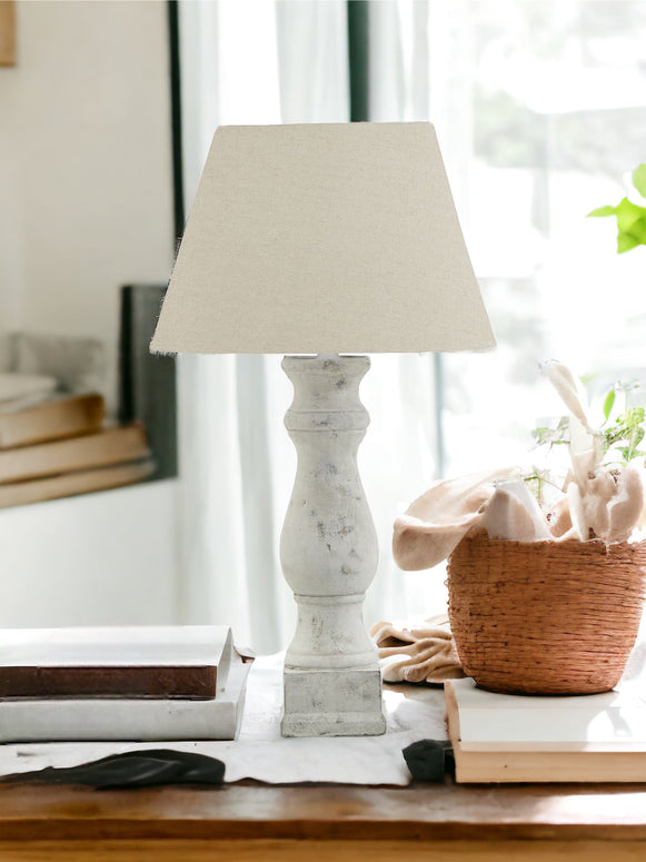 Oxford Stone Natural Pillar Lamp - Tall